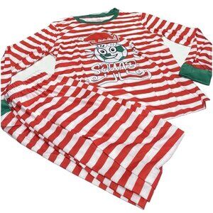 Christmas Elf Squad Striped Family Pyjamas Women’s Small Holiday Pajama Set